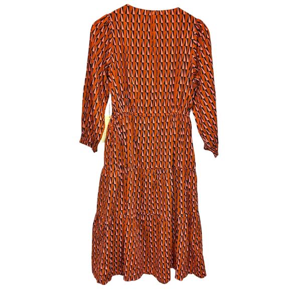 Trovata Birds of Paradis NWT Ainsley B Dress in Kinetic Print - size XS - Picture 6 of 9